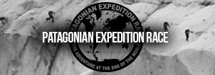 Patagonian Expedition Race Event Chilean Patagonia Team Expedition Patagonia, Chile Banner Black White